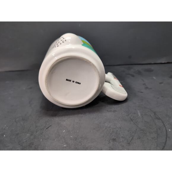 Golfing Ceramic Coffee Mug, 3D Golf Ball Club Handle, Vtg Golf Cup, Golfer Gift - Picture 7 of 9